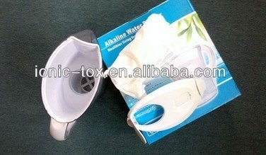 Filtre alcalin 2.0L, filtre alcalin de broc de l'eau de Kangen de cruche d'eau